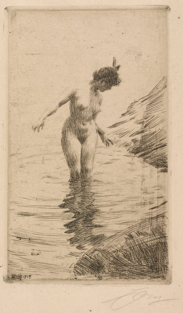 Wasserkreise II von Anders Leonard Zorn