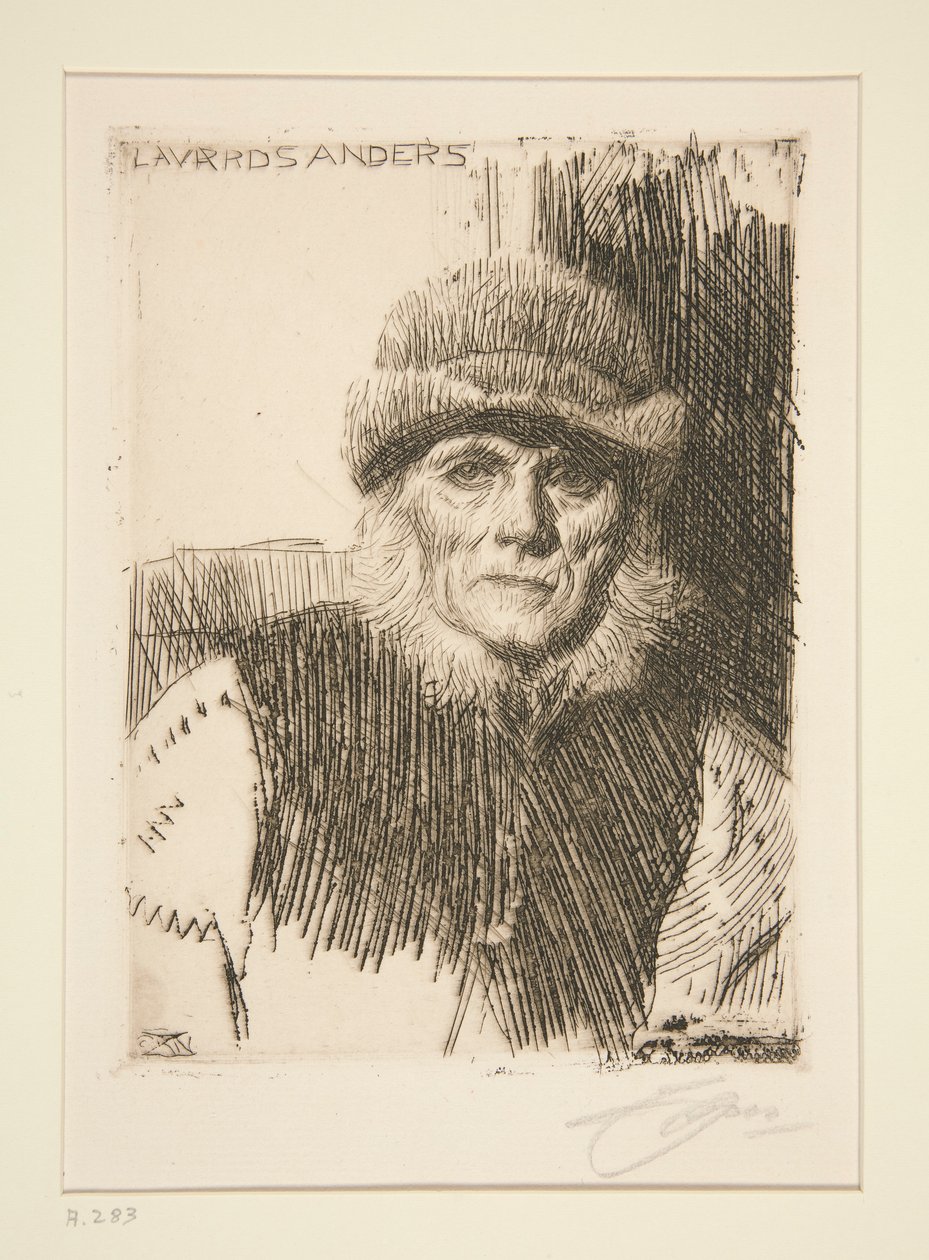 Dalekarlischer Bauer von Anders Leonard Zorn