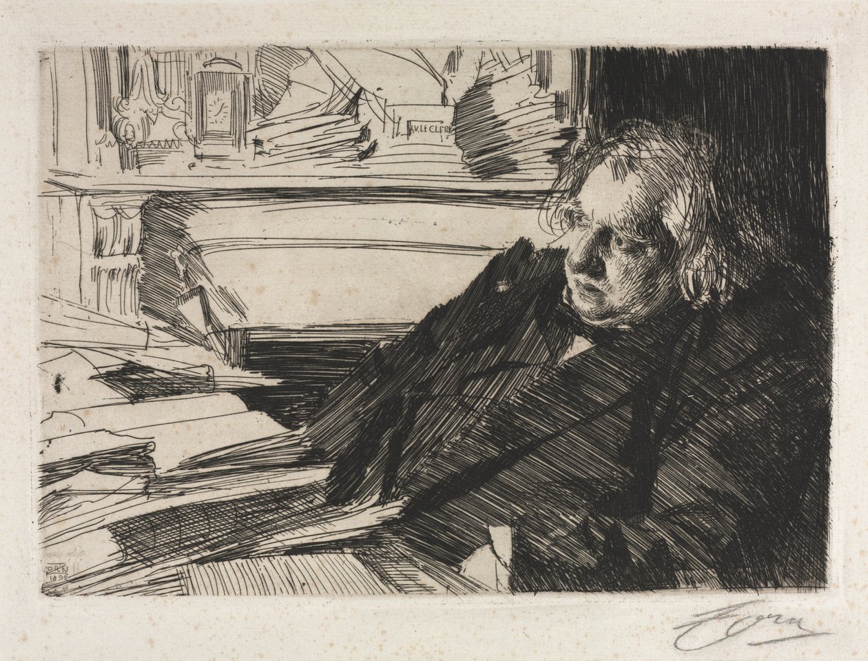 Ernest Renan von Anders Leonard Zorn