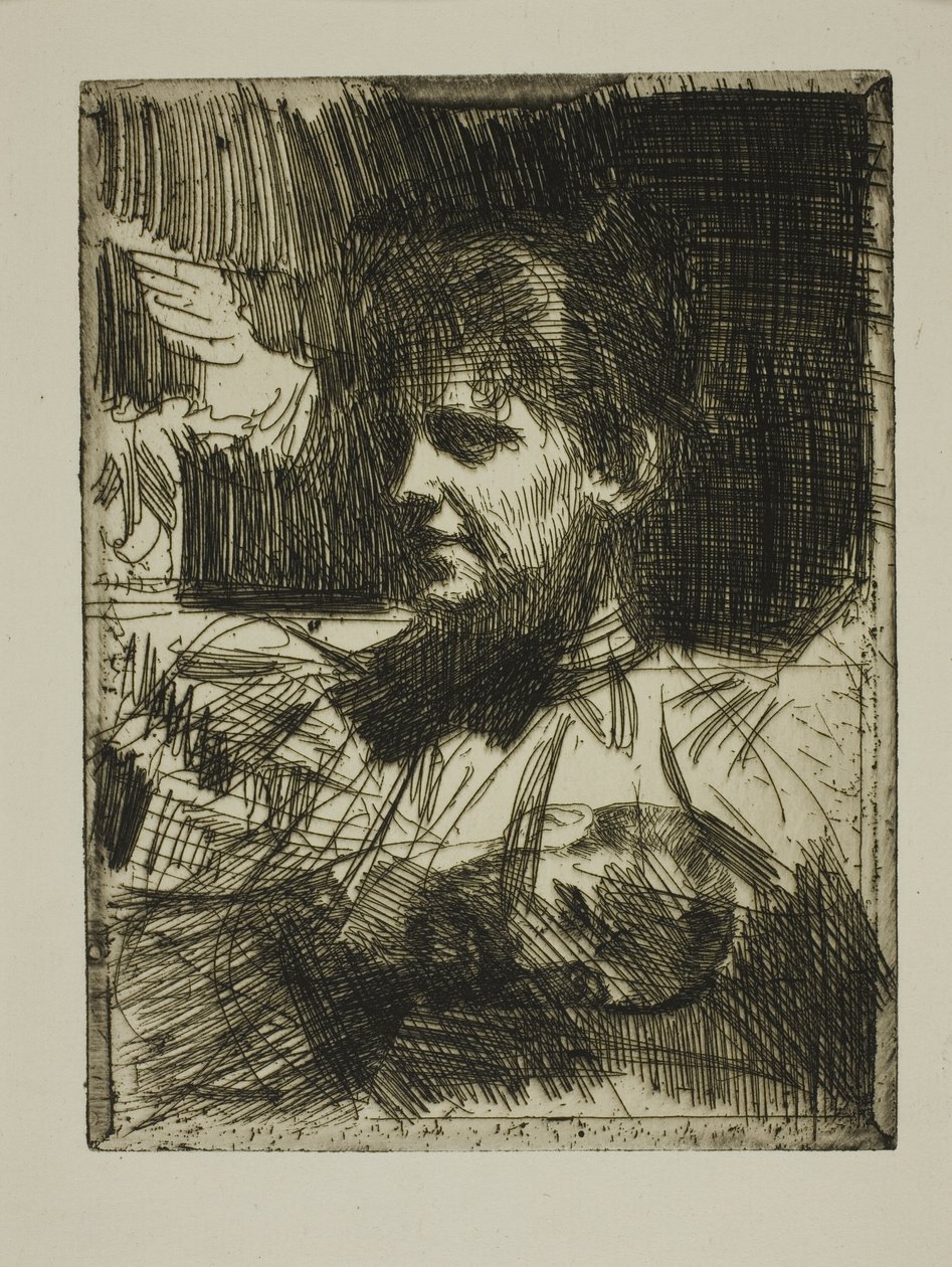 Gerda Hagborg I ("Pour plaire") von Anders Leonard Zorn