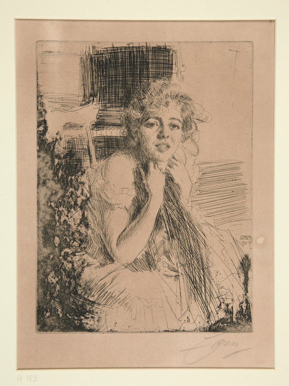 Mlle. Emma Rasmussen von Anders Leonard Zorn
