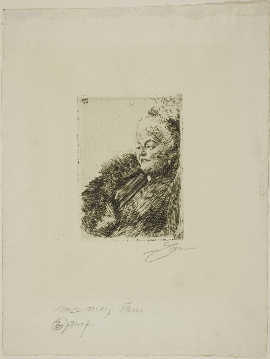 Mme Georges May II von Anders Leonard Zorn