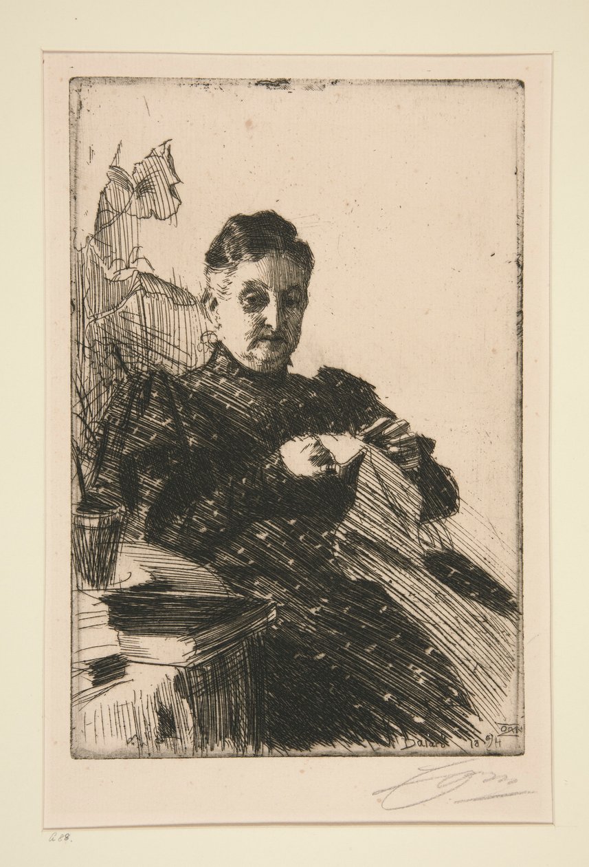 Mme Lamm II von Anders Leonard Zorn