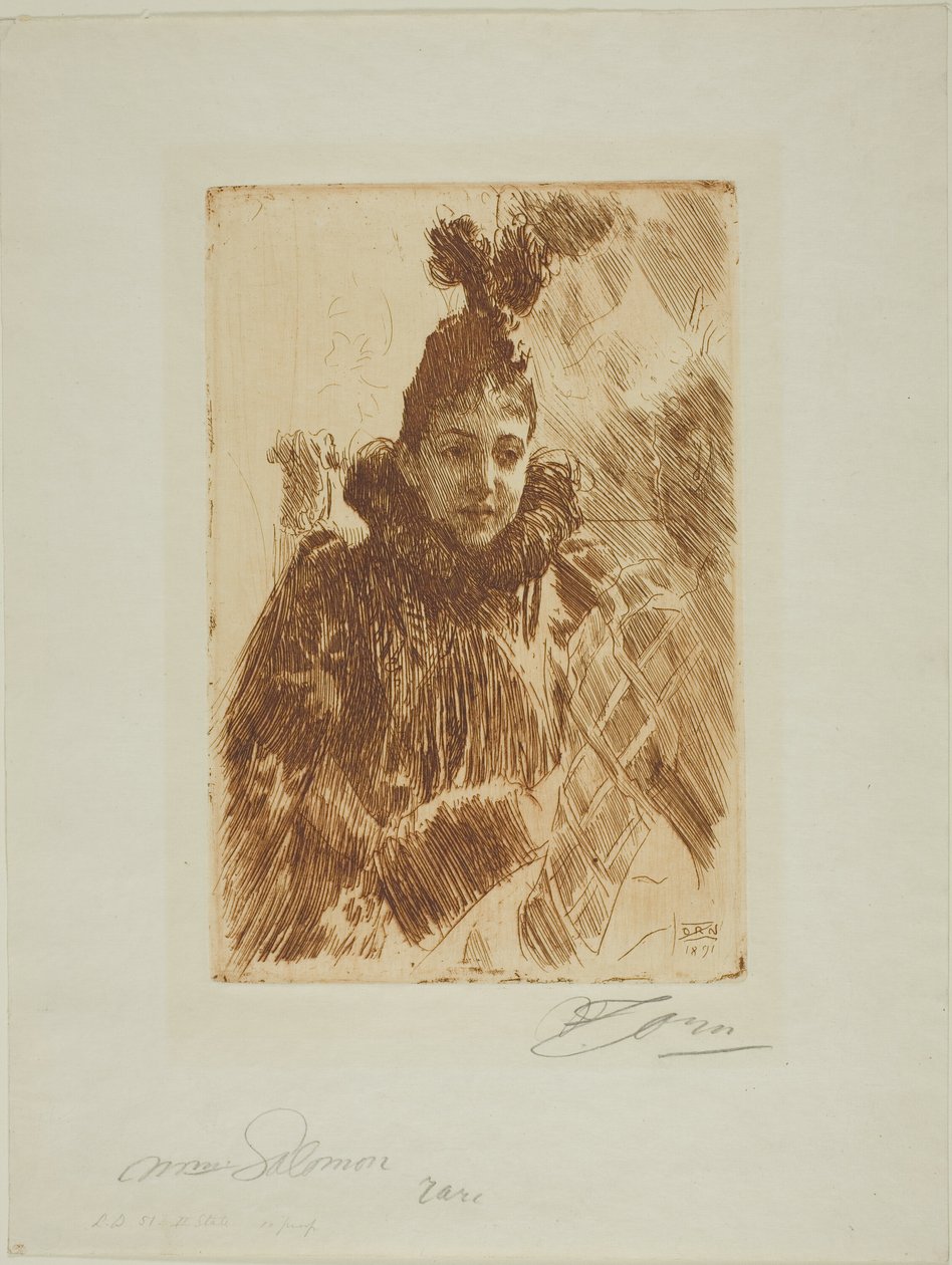Mme Salomon von Anders Leonard Zorn