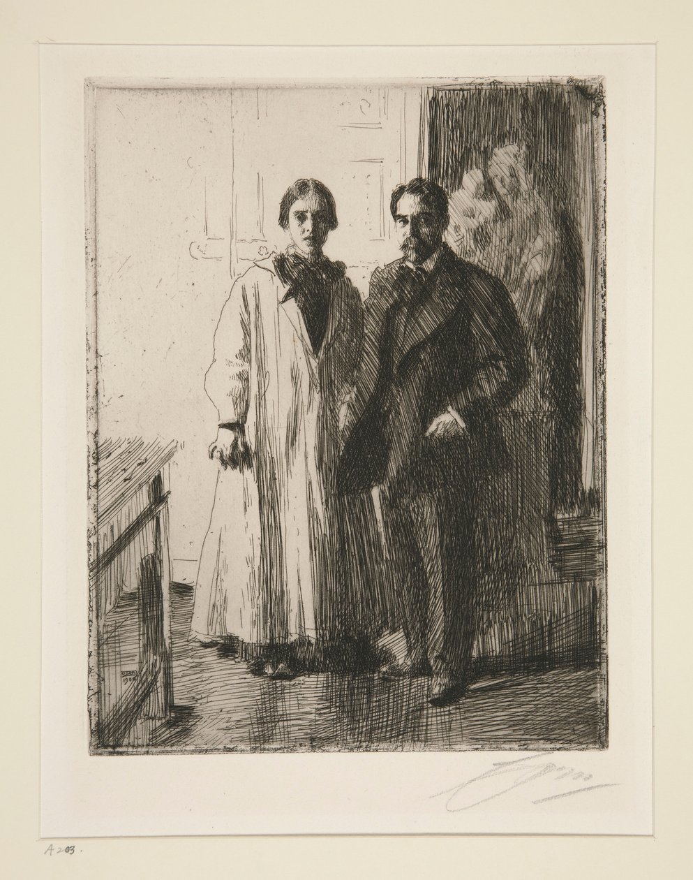 Herr und Frau Atherton Curtis von Anders Leonard Zorn