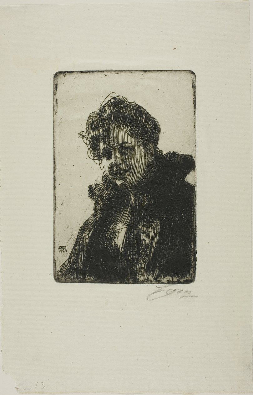 Frau Granberg von Anders Leonard Zorn