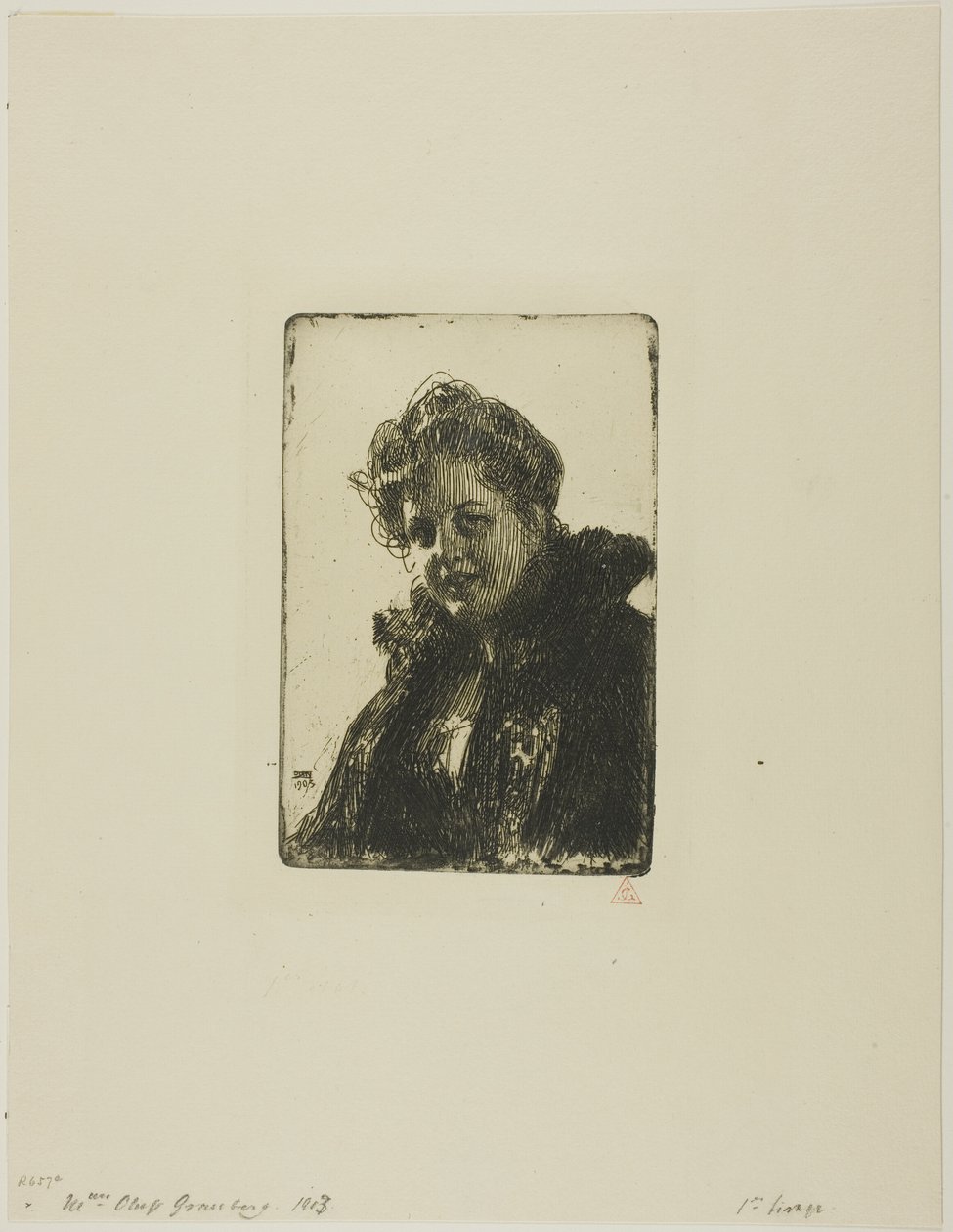 Frau Granberg von Anders Leonard Zorn