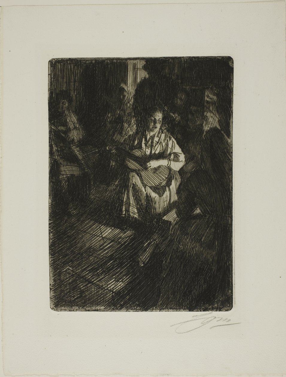 Musik in der Familie von Anders Leonard Zorn