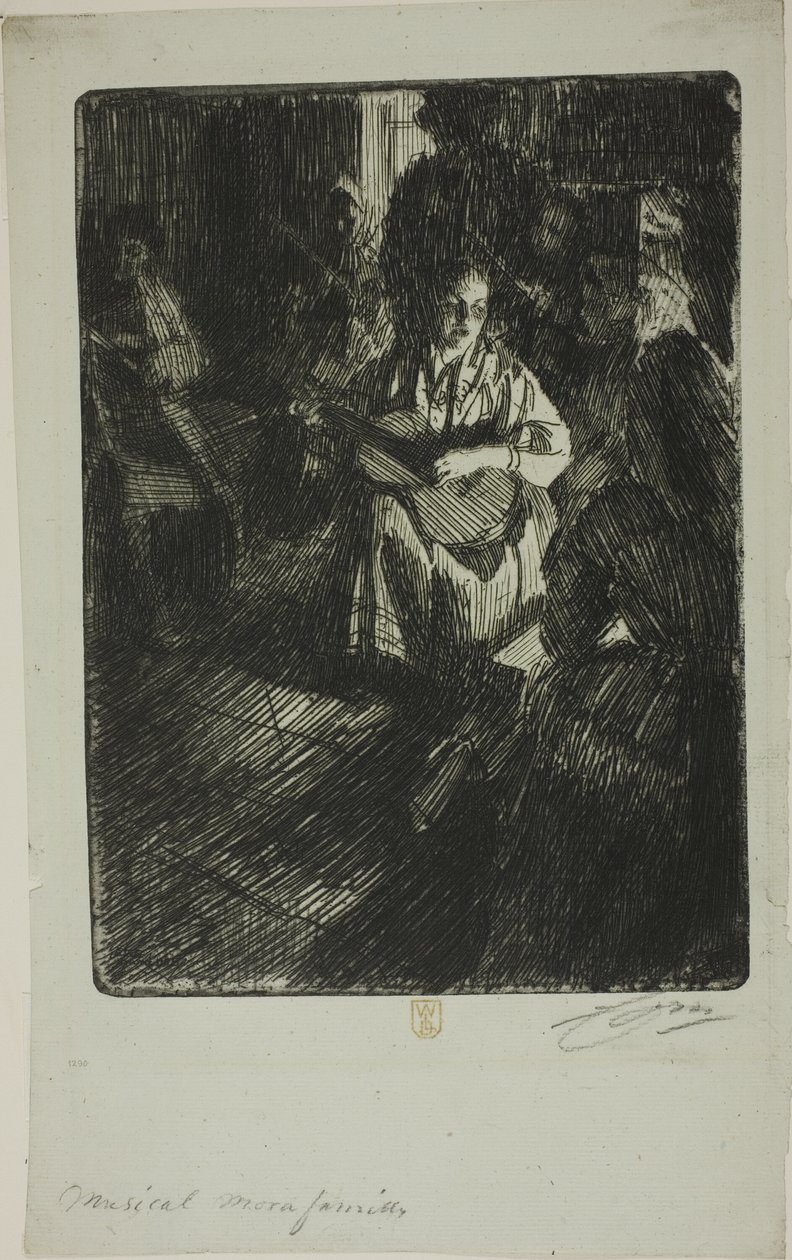 Musik in der Familie von Anders Leonard Zorn