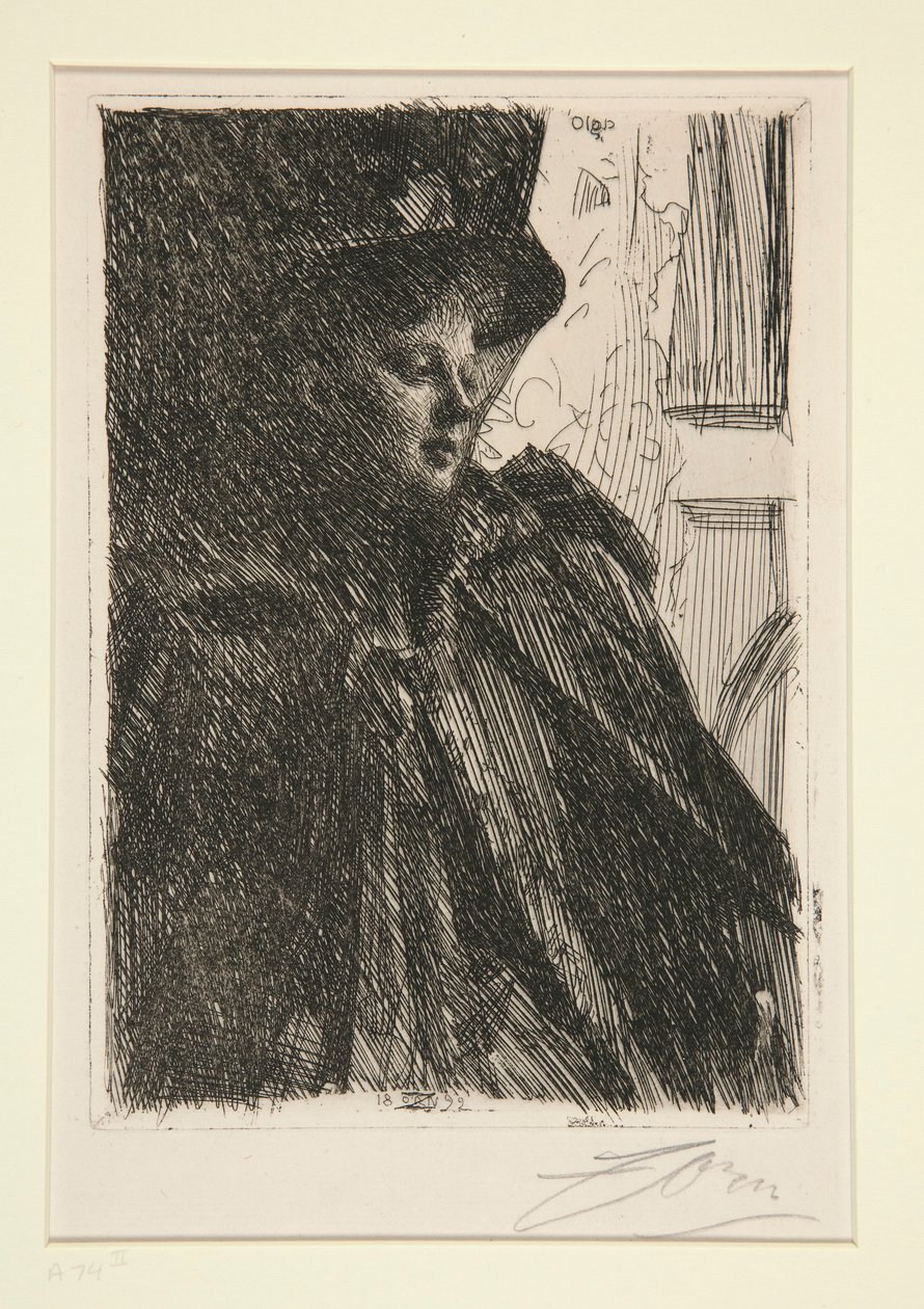 Olga Bratt von Anders Leonard Zorn