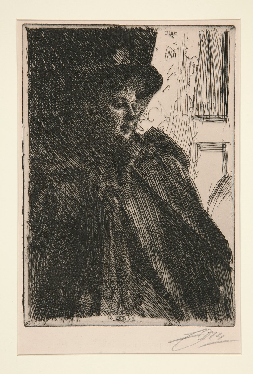 Olga Bratt von Anders Leonard Zorn