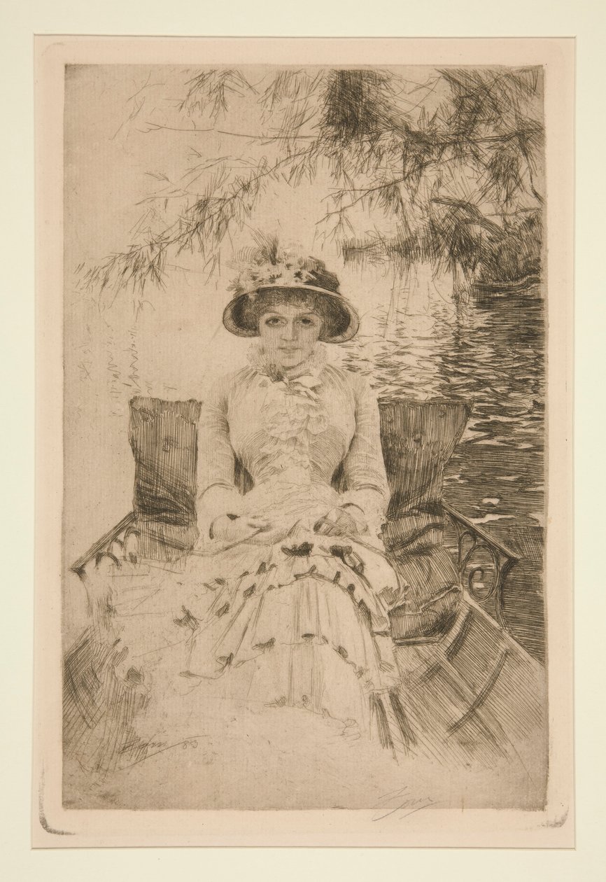 Auf der Themse von Anders Leonard Zorn