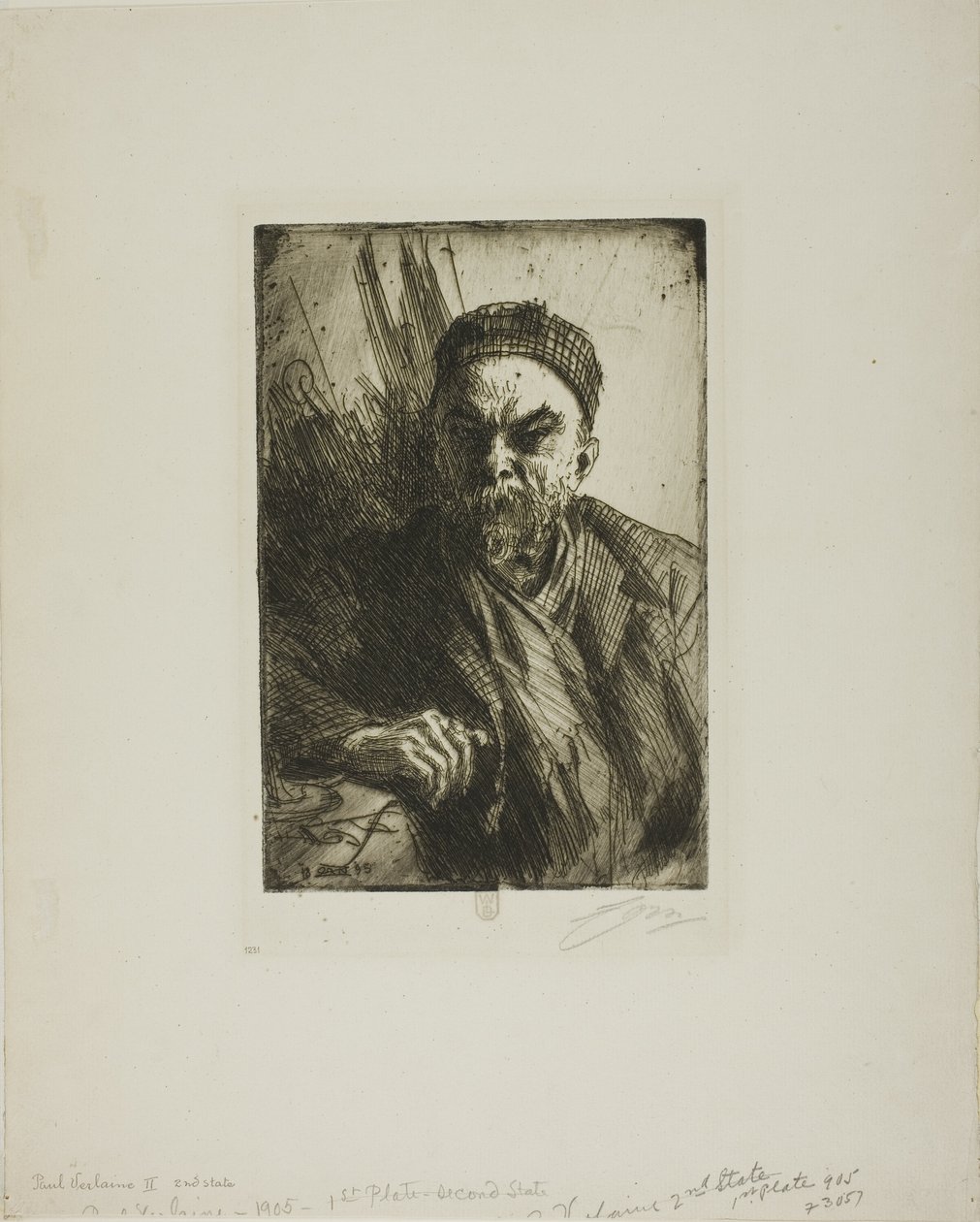 Paul Verlaine II von Anders Leonard Zorn