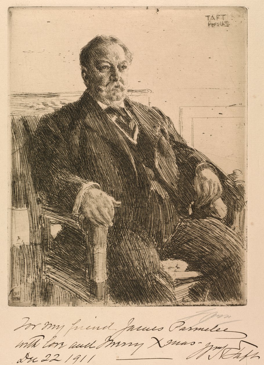 Präsident William Howard Taft von Anders Leonard Zorn