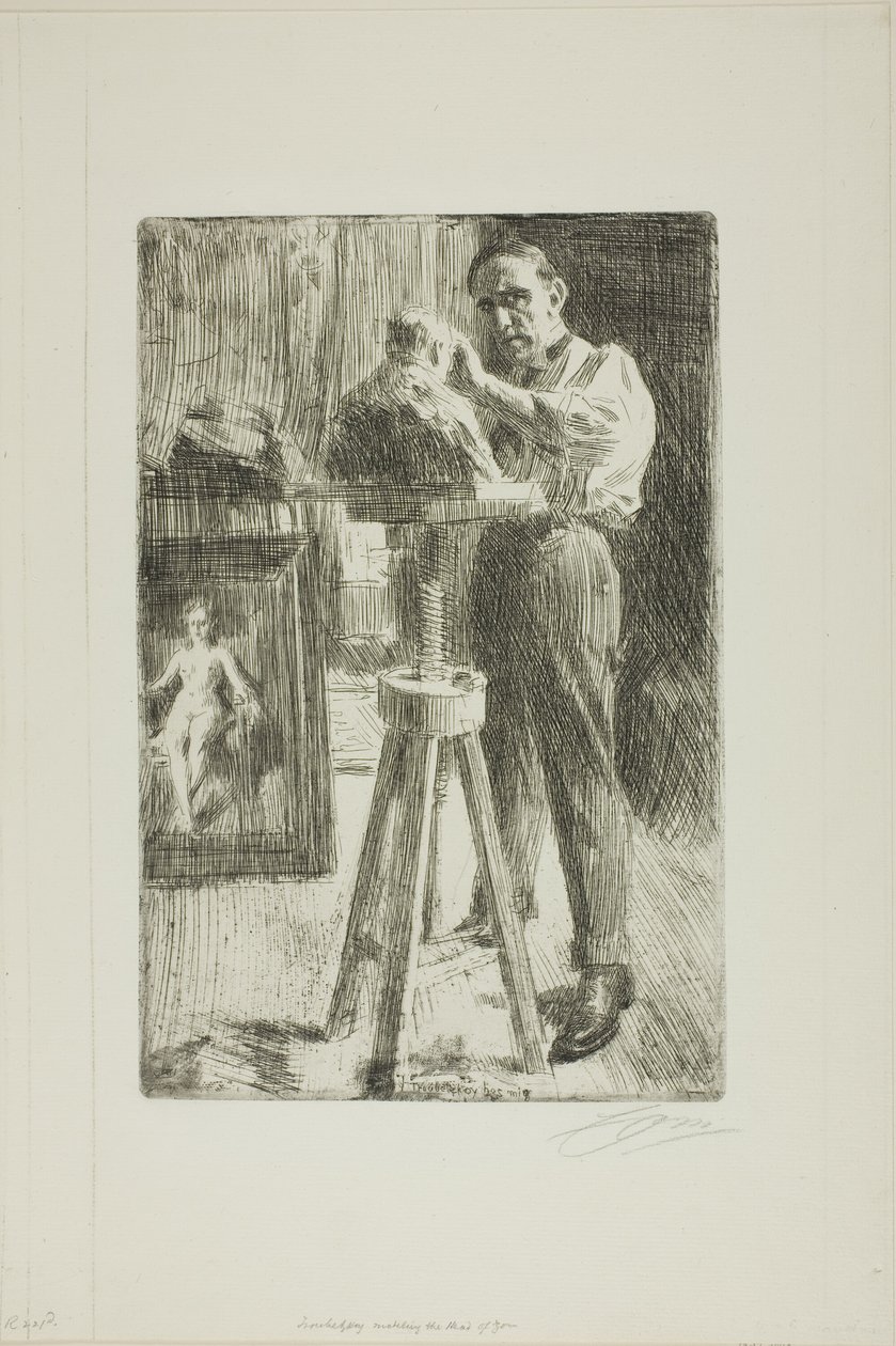 Prinz Paul Troubetzkoy I (Ganzkörper) von Anders Leonard Zorn