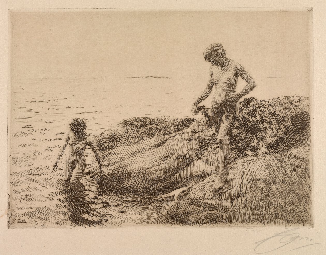Seewärts Skerries von Anders Leonard Zorn