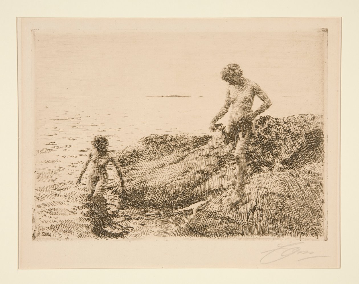 Seewärts gelegene Schären von Anders Leonard Zorn