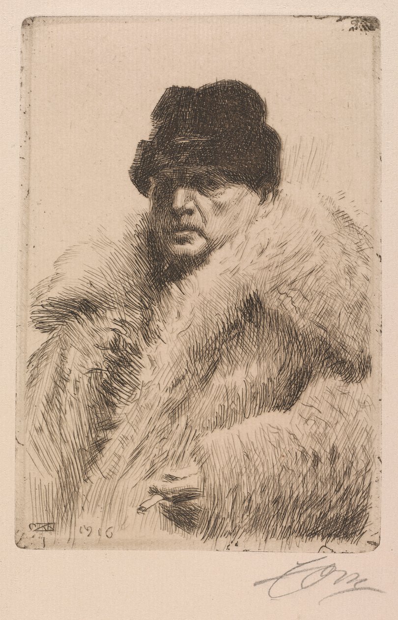 Selbstporträt von Anders Leonard Zorn