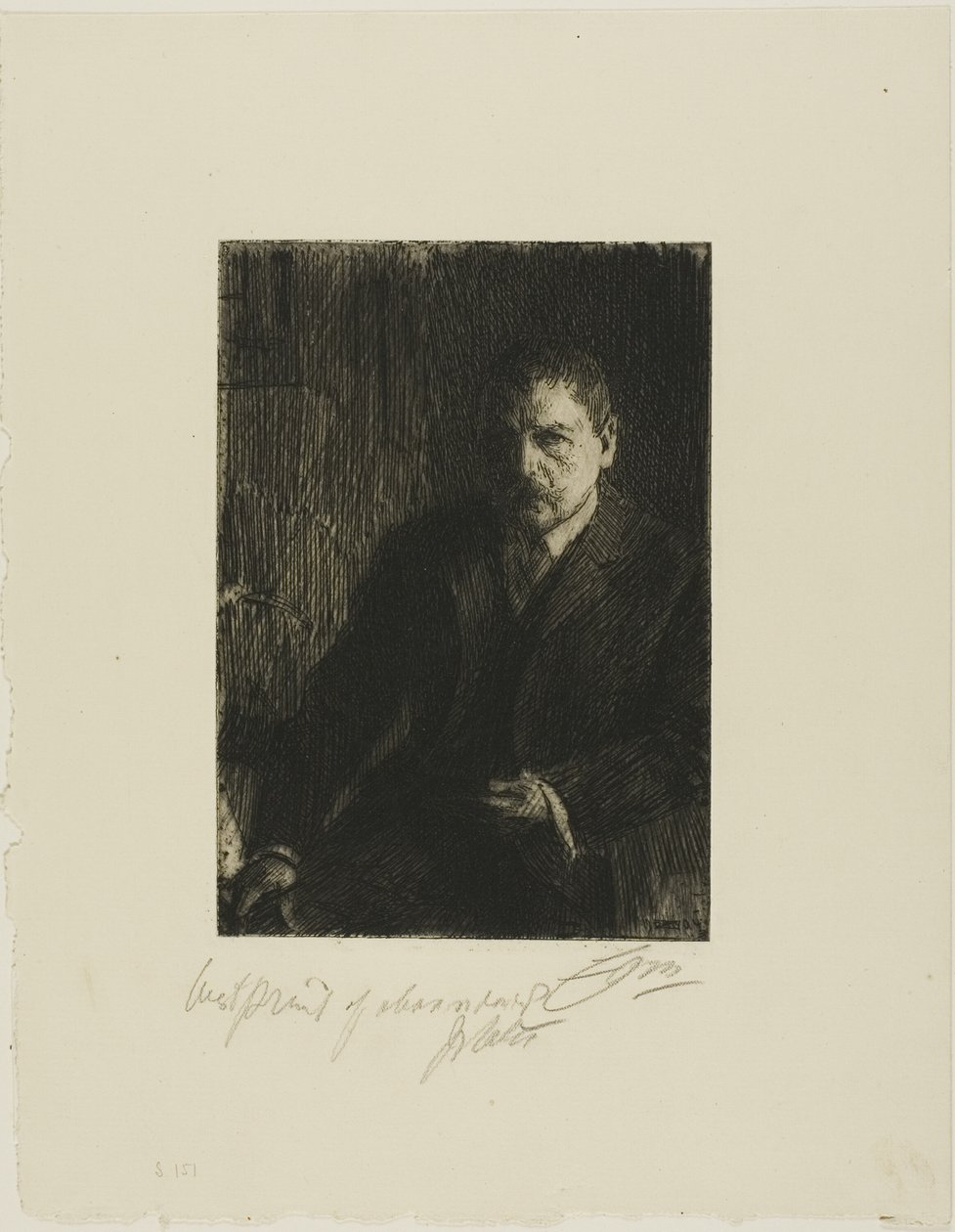 Selbstporträt 1904 I von Anders Leonard Zorn