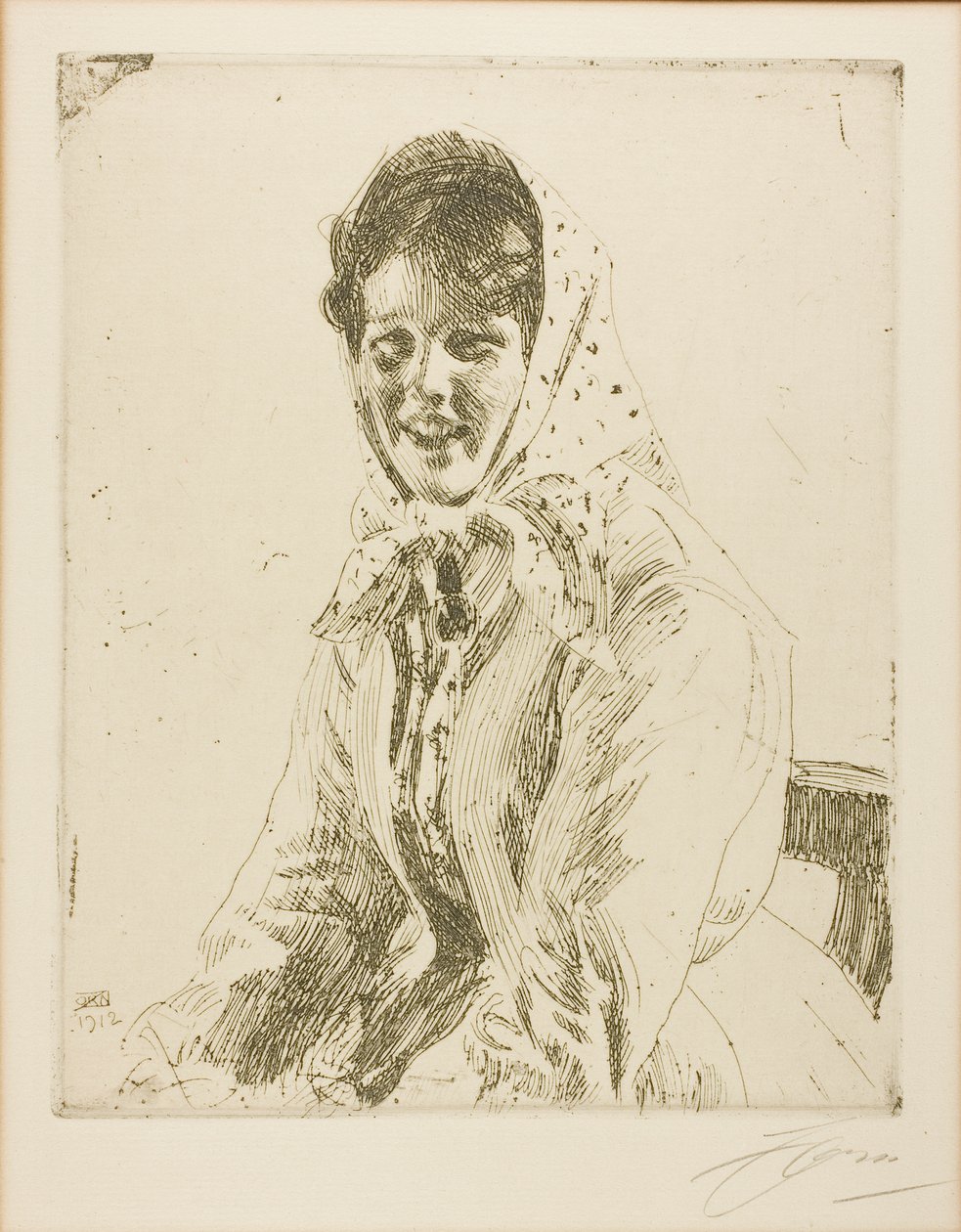 Skerikulla (Ein Skeri-Mädchen) von Anders Leonard Zorn