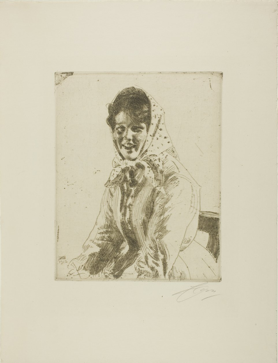 Skerikulla (Ein Skeri-Mädchen) von Anders Leonard Zorn