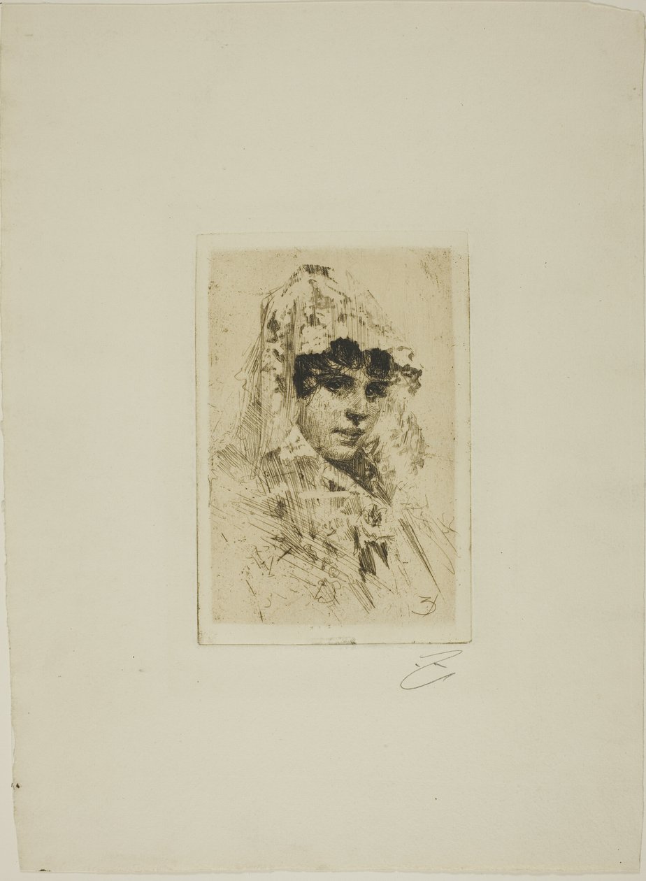 Spanische Frau von Anders Leonard Zorn
