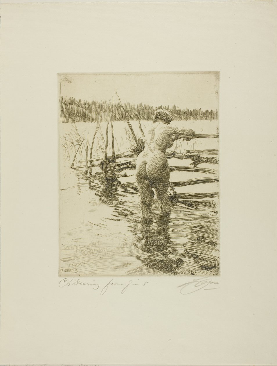 Der Zaun von Anders Leonard Zorn