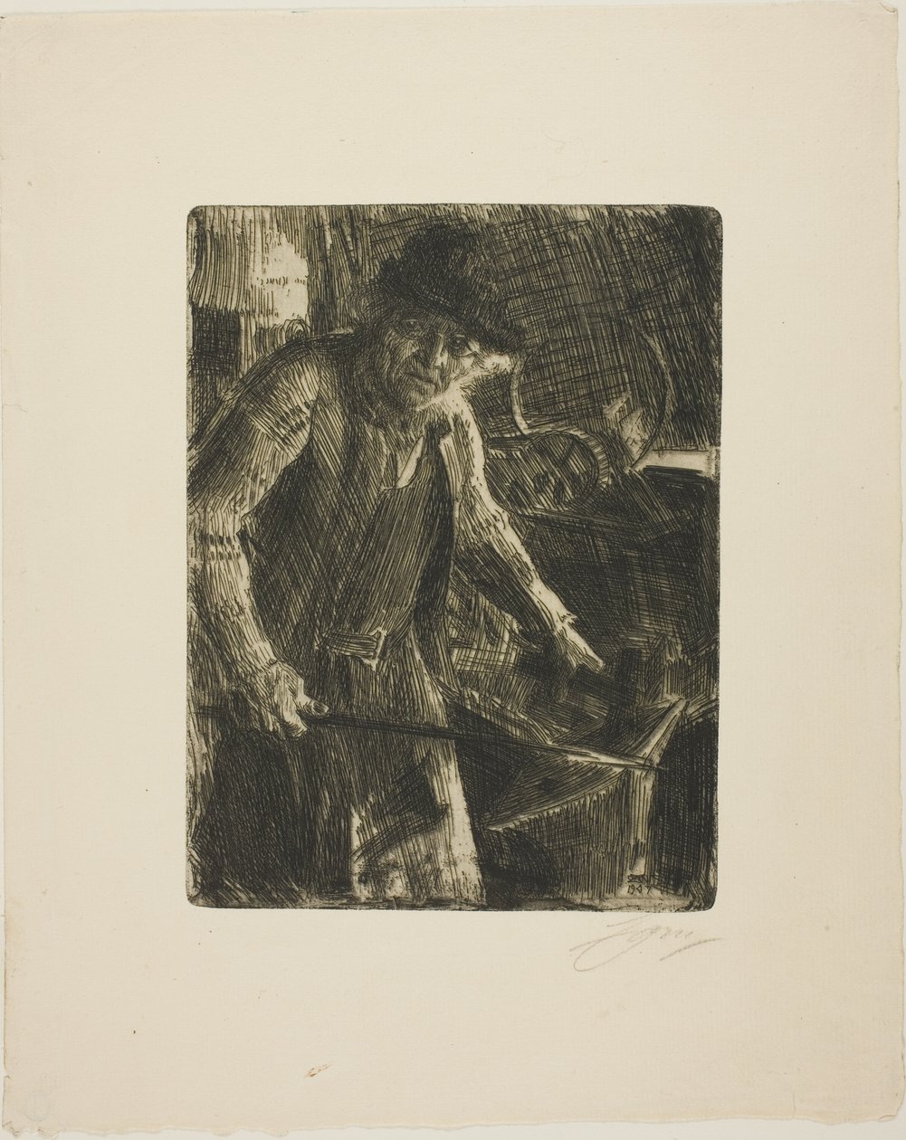 Der Meisterschmied von Anders Leonard Zorn