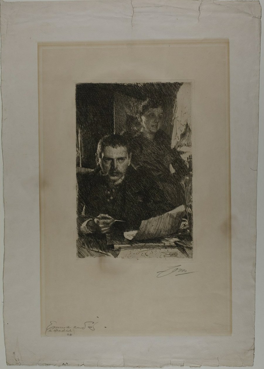 Zorn und seine Frau von Anders Leonard Zorn