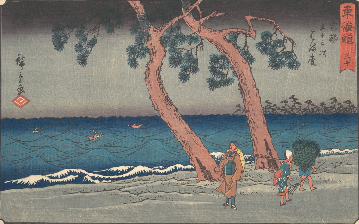 Hamamatsu, ca. 1840 von Ando Hiroshige