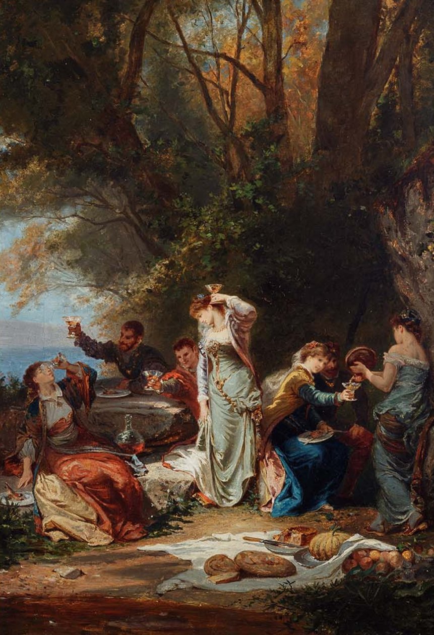 Eine Feier auf dem Land von André Charles Voillemot