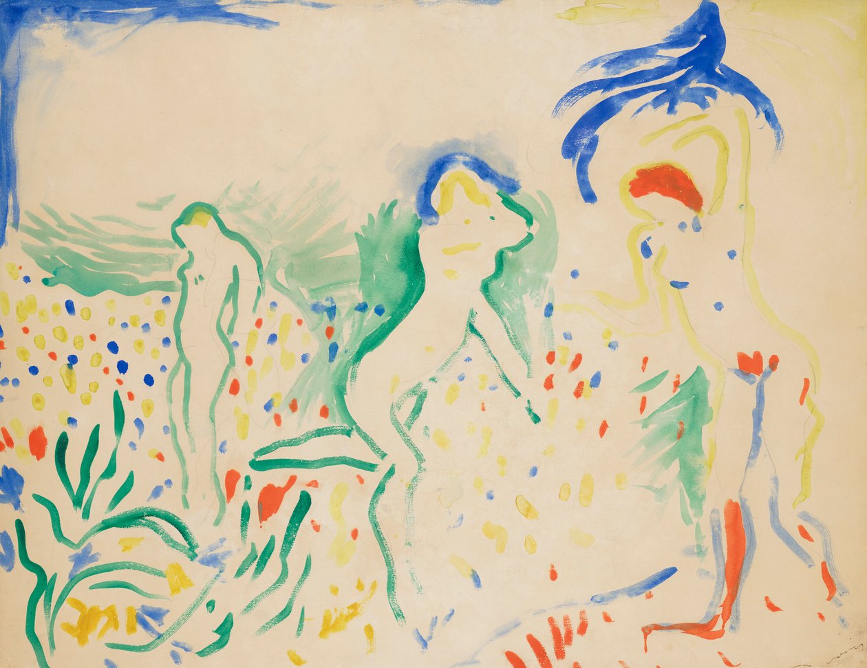 Tanzende Badende von Andre Derain