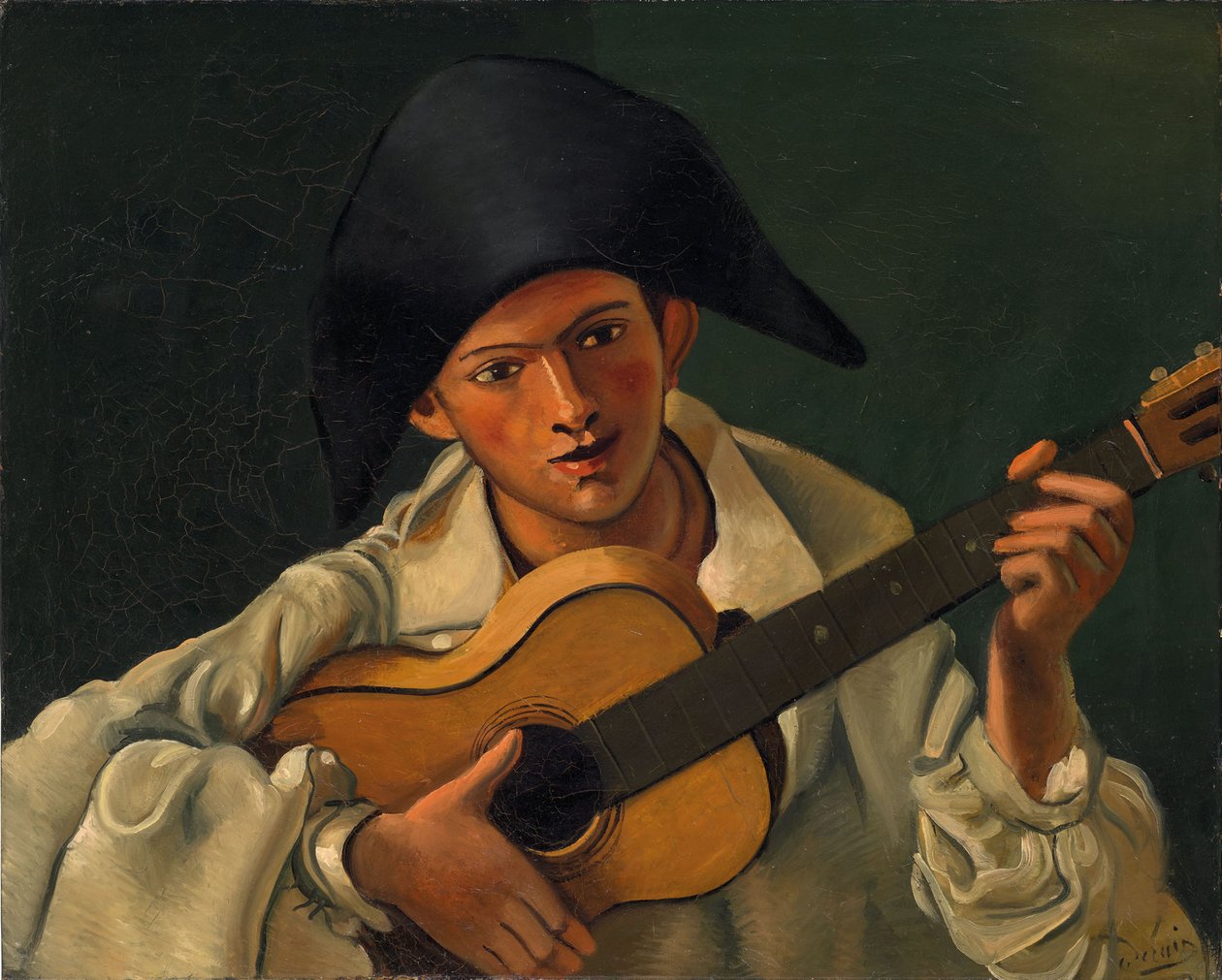 Büste eines Harlekins mit Gitarre von Andre Derain