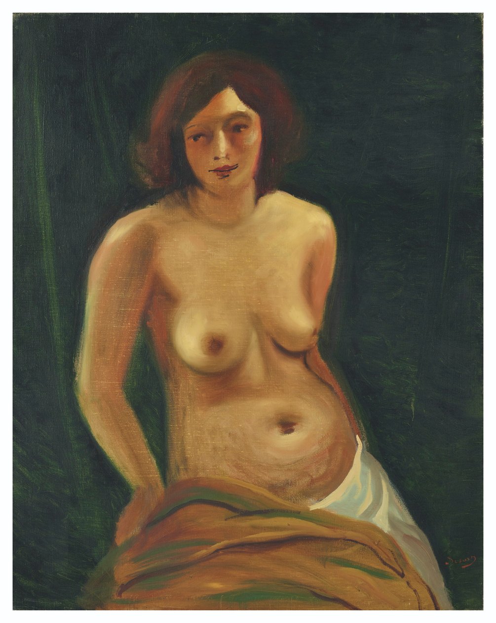 Büste einer sitzenden Frau mit nackten Brüsten von Andre Derain