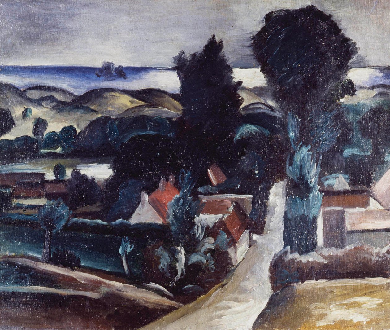Landschaft von Camiers (Pas-de-Calais) von Andre Derain