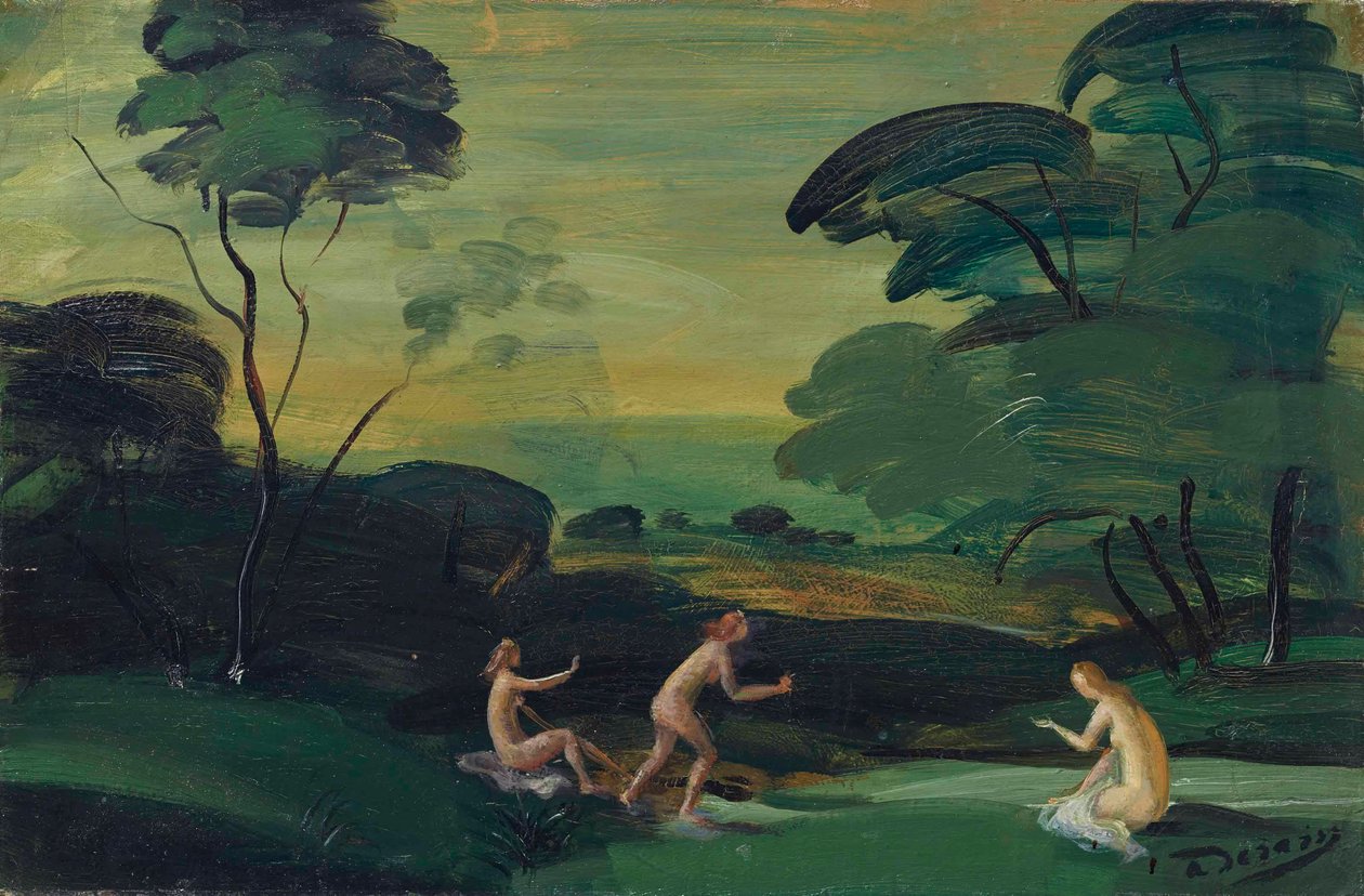Drei badende Nymphen von Andre Derain