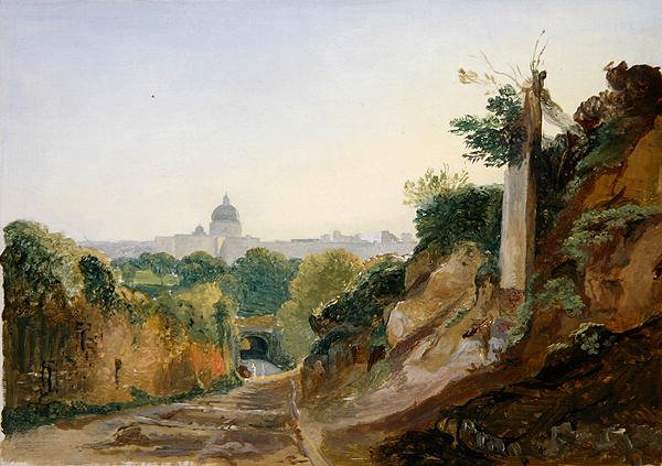 Ansicht von Rom vom Arco Oscuro von André Giroux