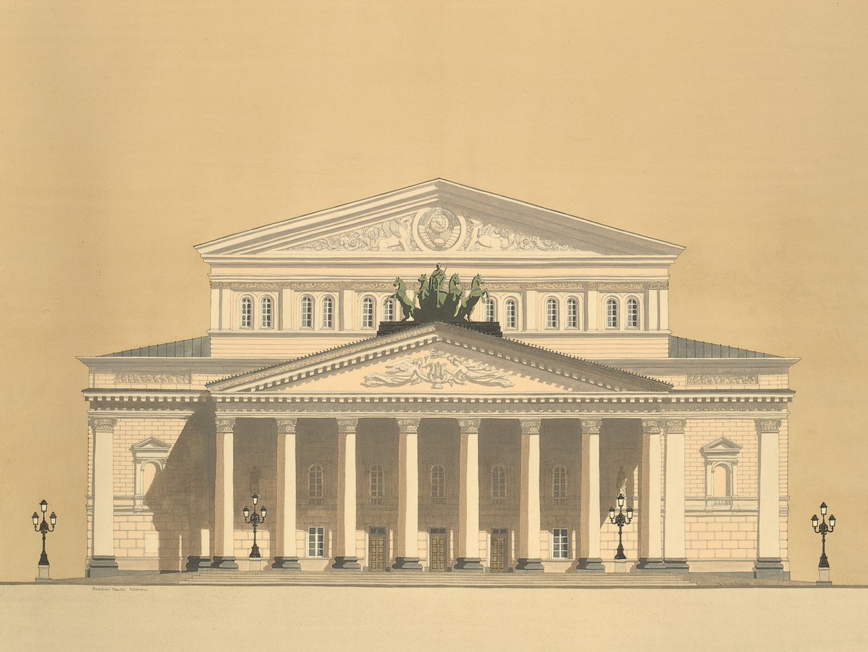 Bolschoi-Theater, Moskau, Russland von Andras Kaldor