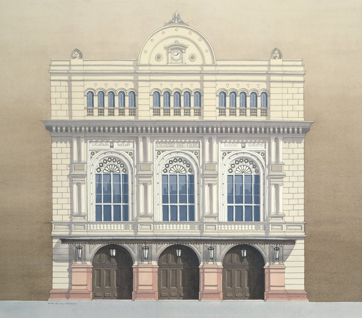 Gran Teatre del Liceu, Barcelona von Andras Kaldor
