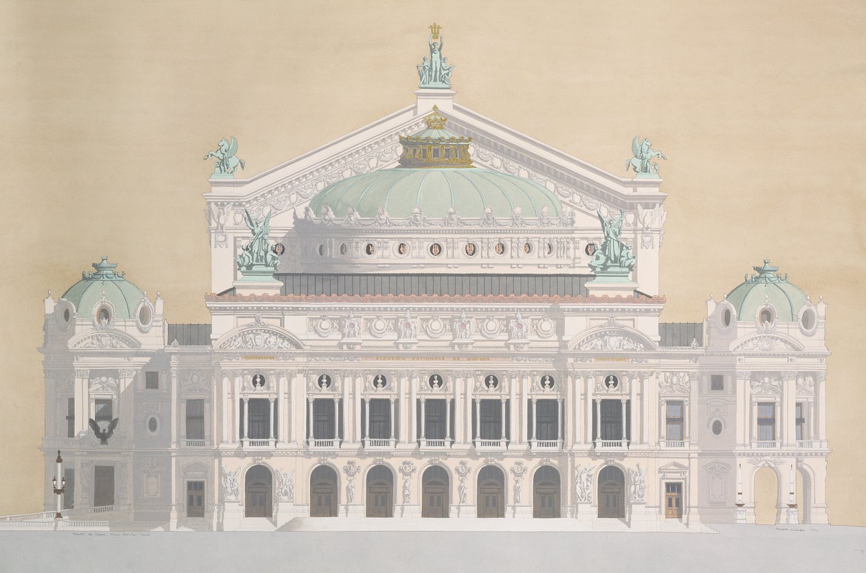 Opéra Garnier, Paris, Frankreich von Andras Kaldor