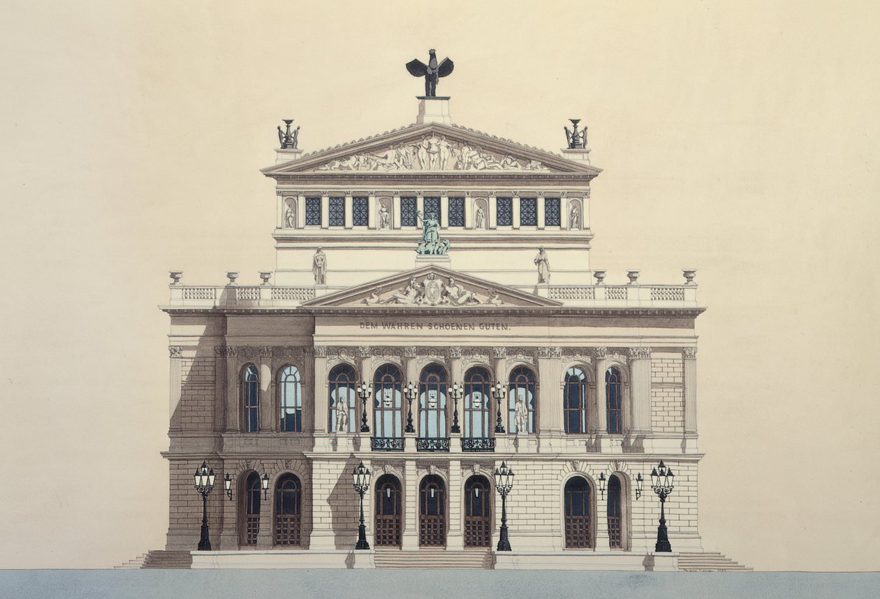 Opernhaus, Frankfurt, Deutschland von Andras Kaldor