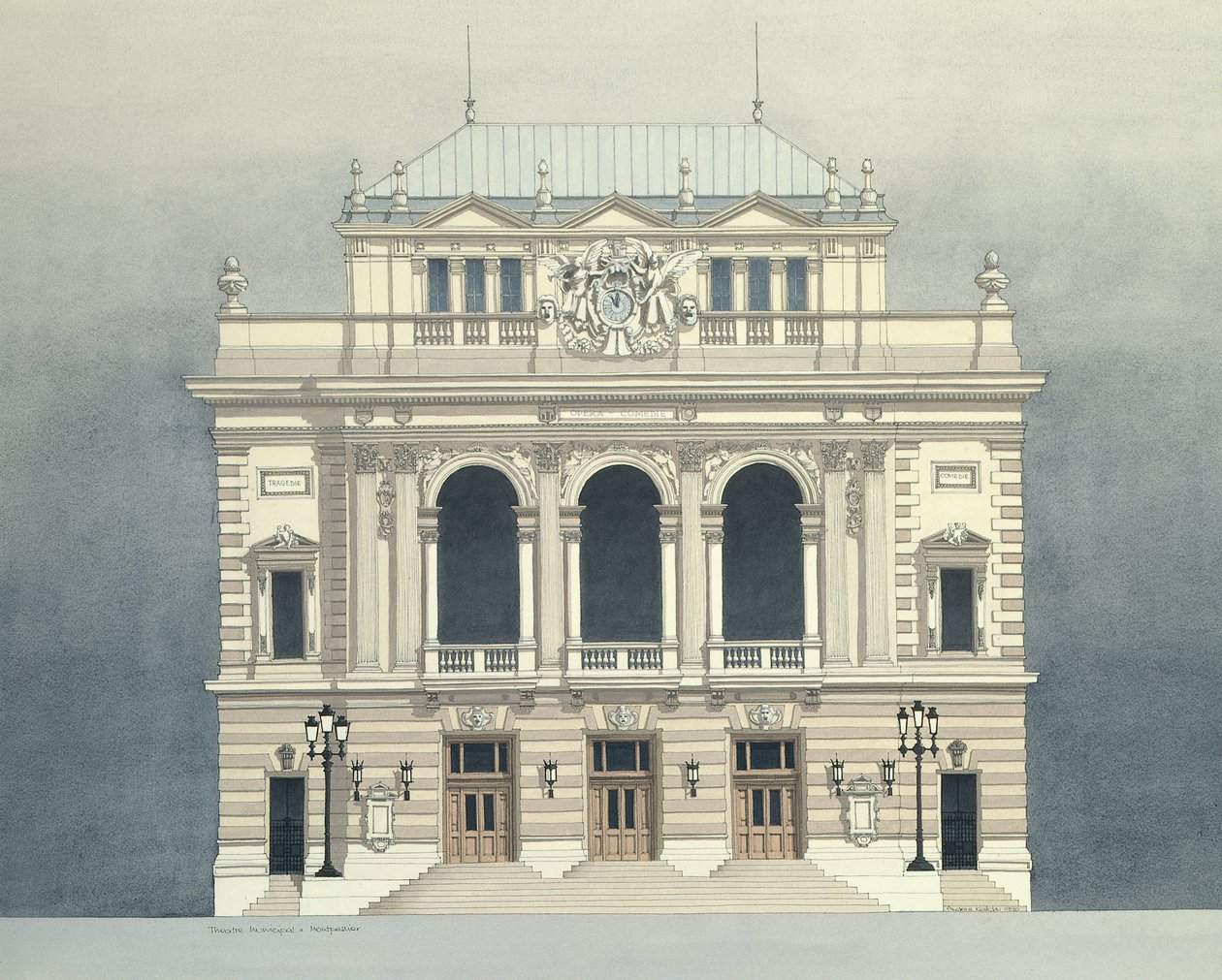 Oper Montpellier, Frankreich von Andras Kaldor