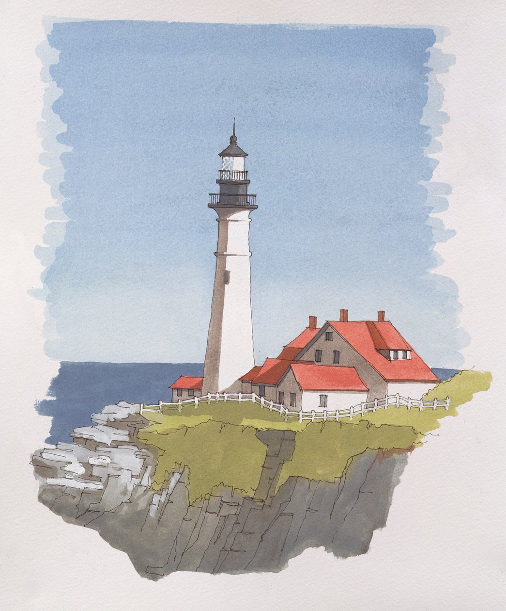 Portland Head Leuchtturm, Maine, USA von Andras Kaldor