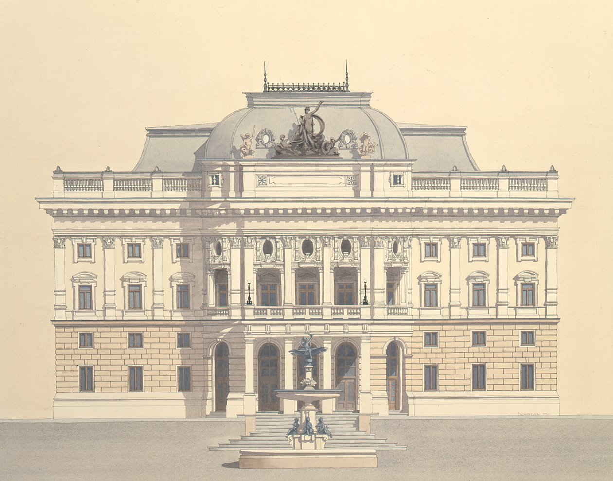 Slowakisches Nationaltheater von Andras Kaldor