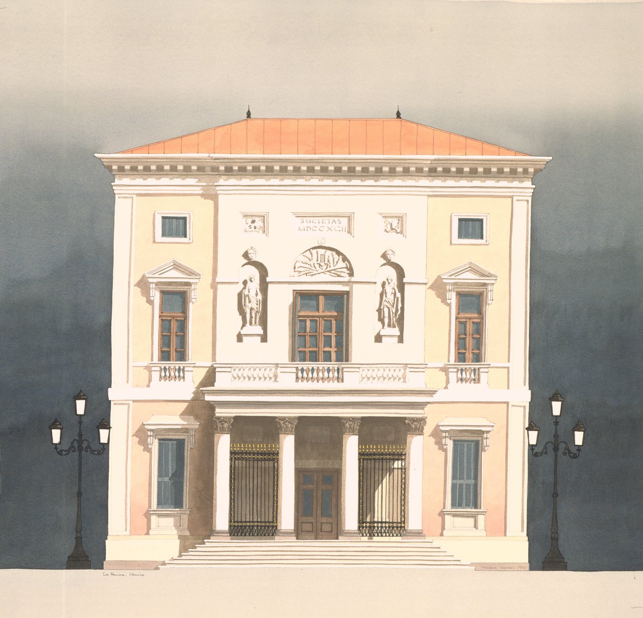Teatro La Fenice, Venedig, Italien von Andras Kaldor