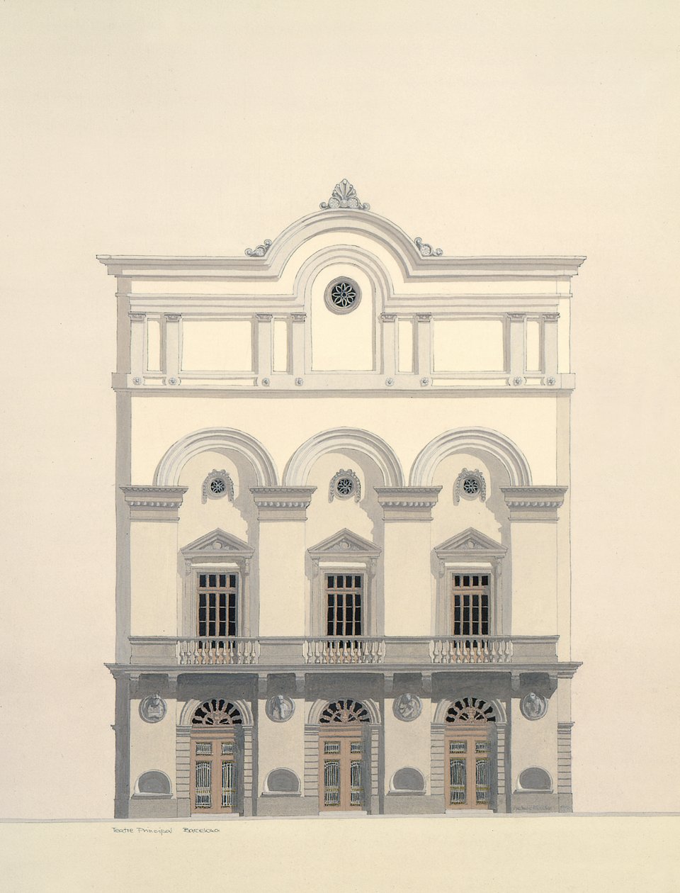 Teatro Principal, Barcelona, Spanien von Andras Kaldor