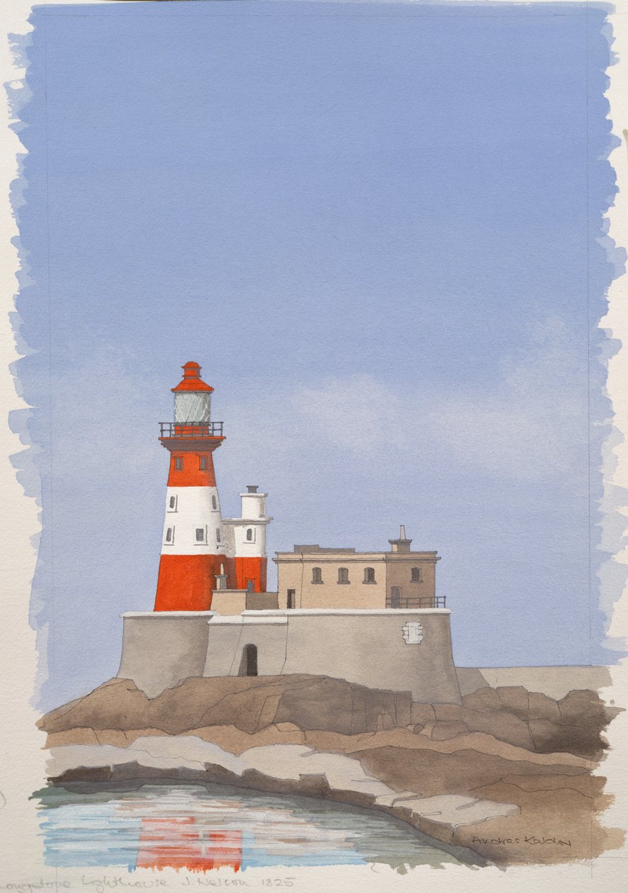 Der Longstone-Leuchtturm, Farne Island von Andras Kaldor