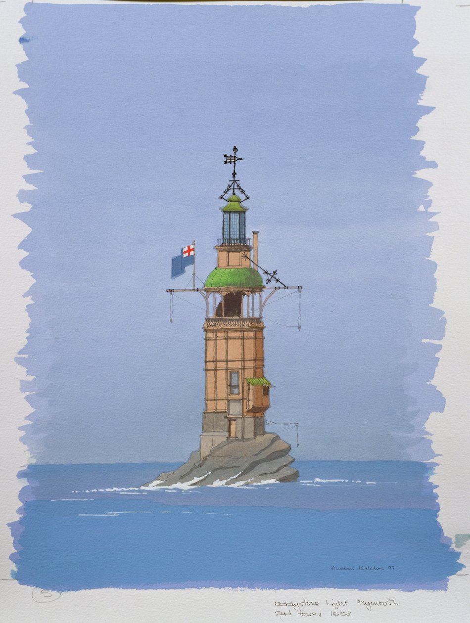 Der zweite Eddystone-Leuchtturm, Plymouth, Devon von Andras Kaldor
