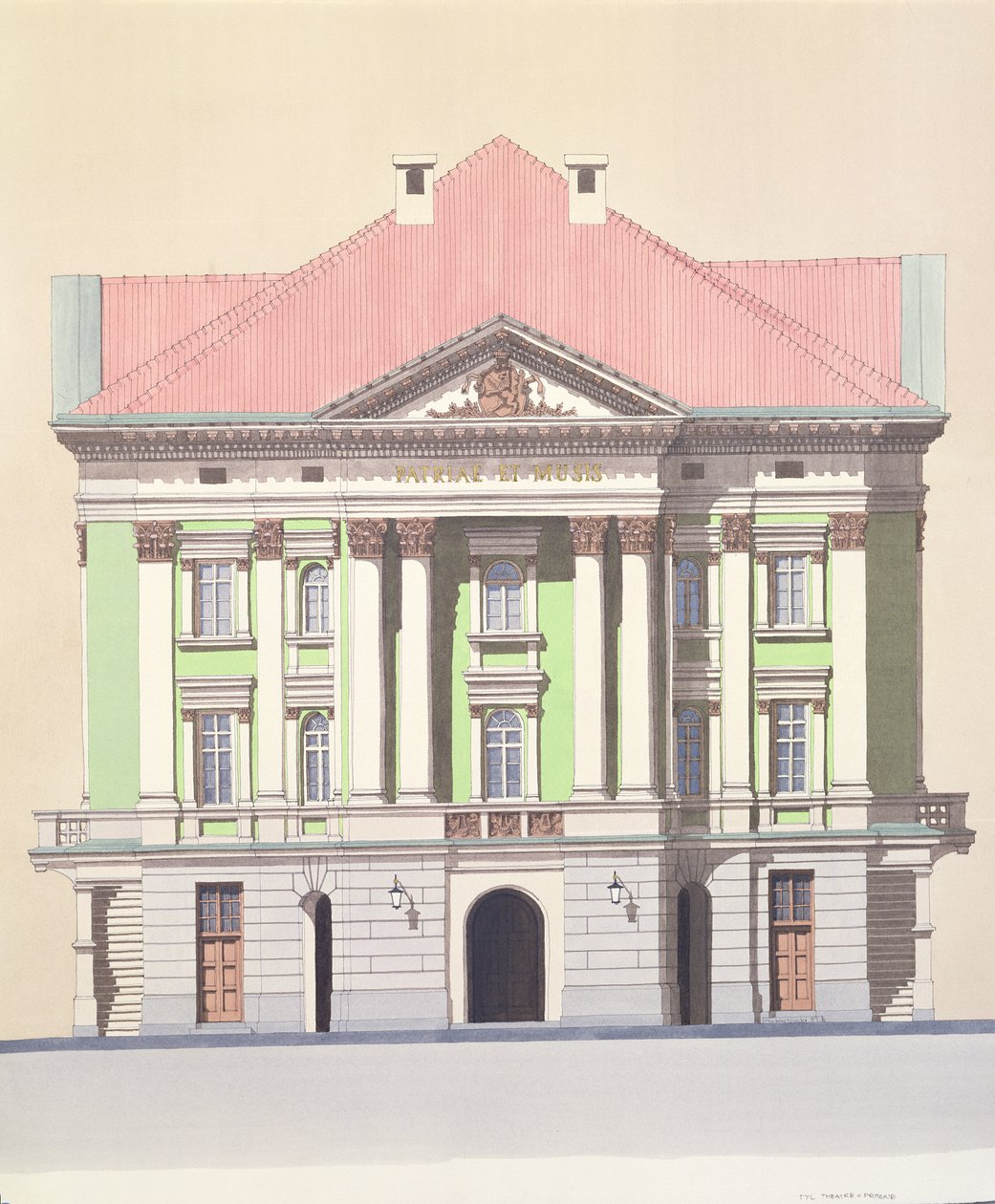 Tyl-Theater, Prag, Tschechische Republik von Andras Kaldor