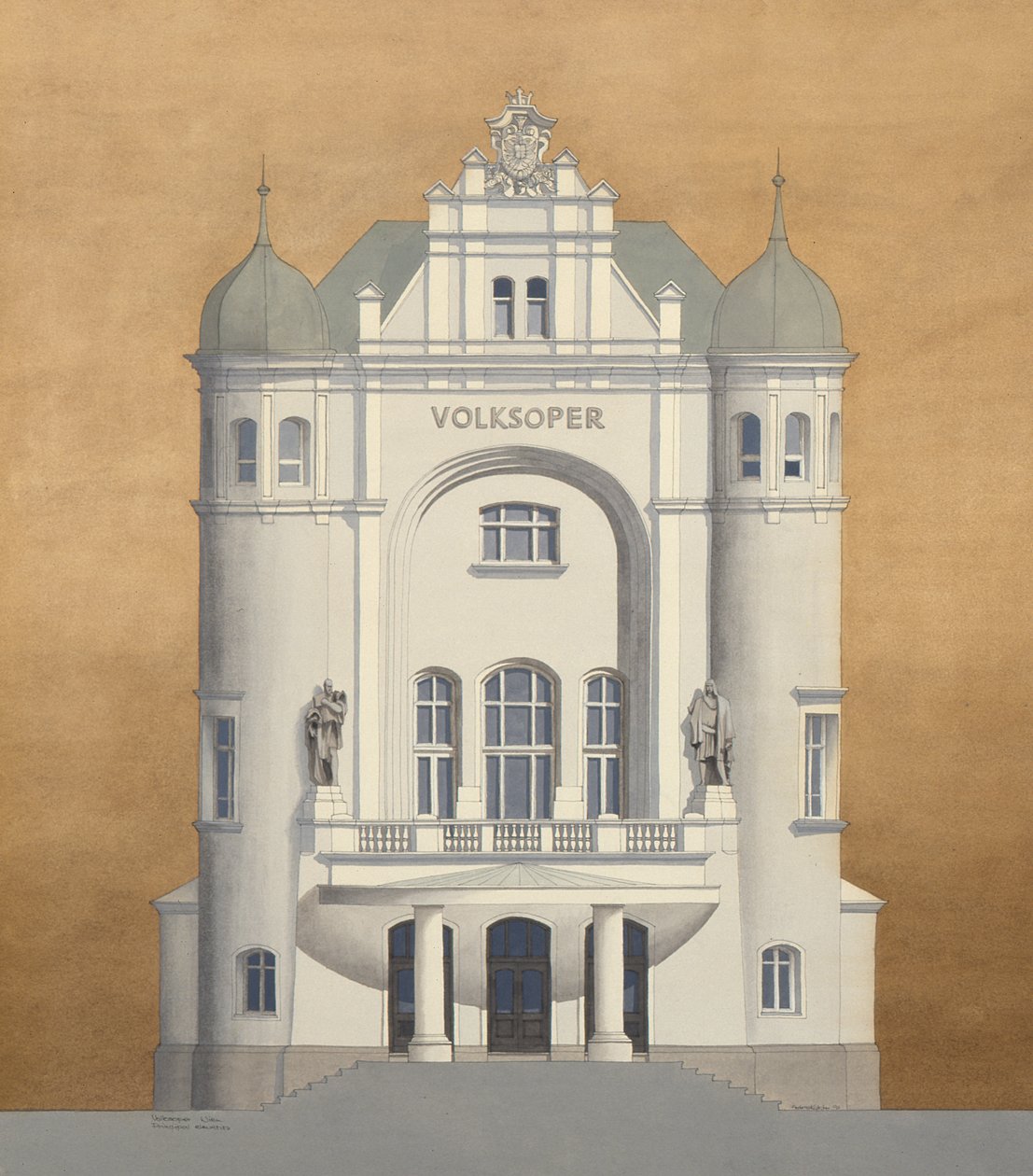 Volksoper, Wien, Österreich von Andras Kaldor